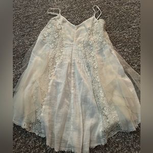 Free People Intimately white/cream tank top in XS Oversized